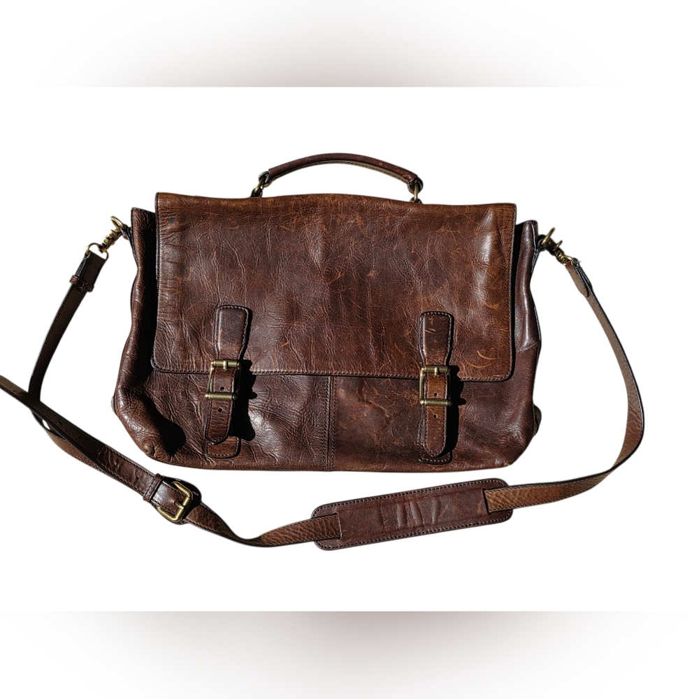 NWT Frye Logan Top Handle Bag Dark Brown 10.75"x13"x2" Includes Dustbag